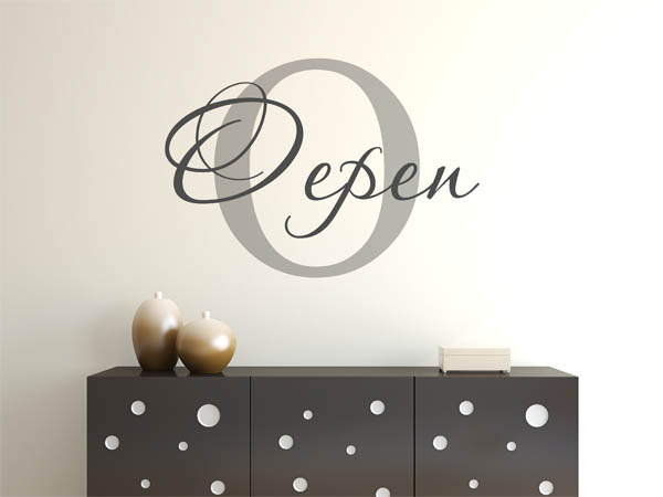 Wandtattoo Oepen Nachname