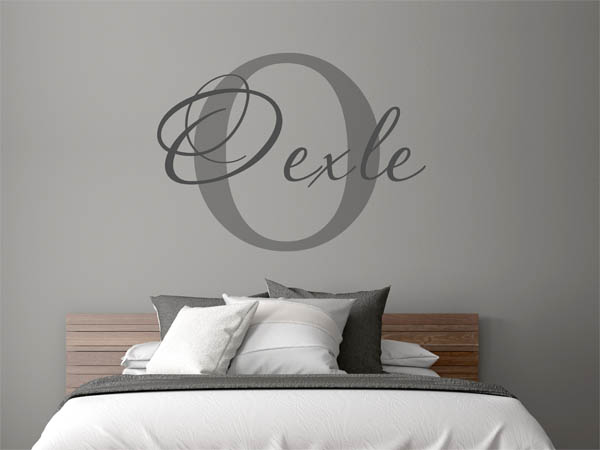 Wandtattoo Oexle Nachname