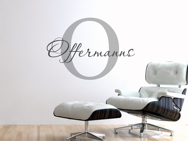 Wandtattoo Offermanns Nachname