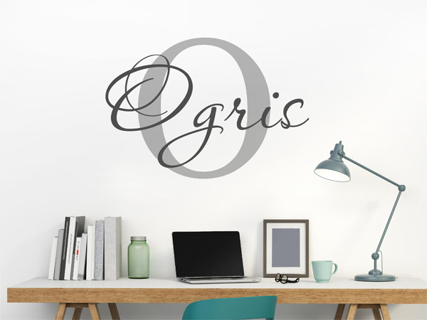 Wandtattoo Ogris Nachname