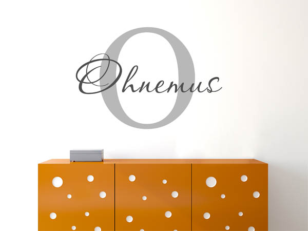 Wandtattoo Ohnemus Nachname