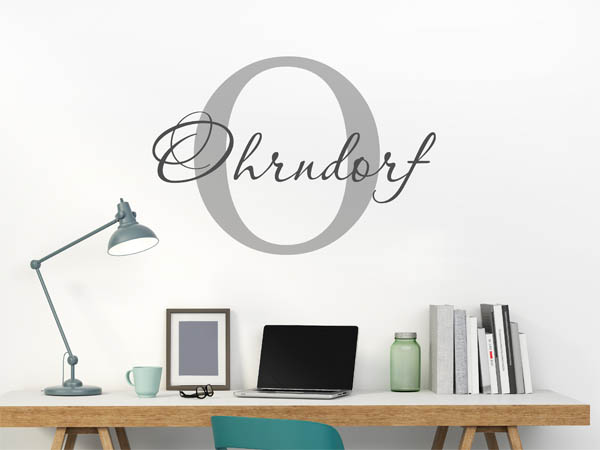 Wandtattoo Ohrndorf Nachname