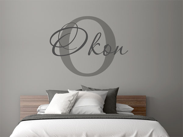 Wandtattoo Okon Nachname