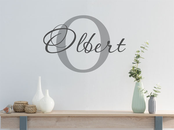Wandtattoo Olbert Nachname