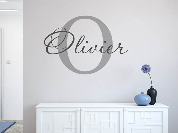 Wandtattoo Olivier Nachname