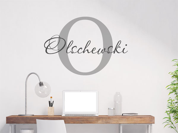 Wandtattoo Olschewski Nachname