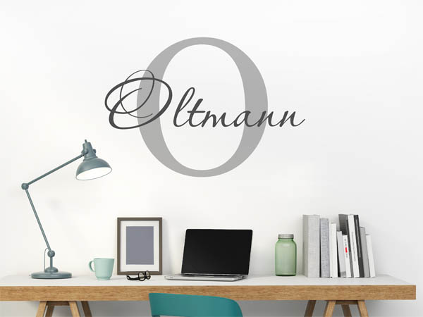 Wandtattoo Oltmann Nachname