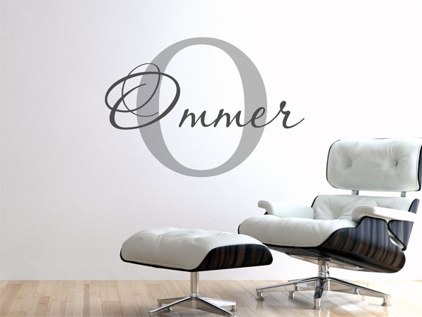 Wandtattoo Ommer Nachname