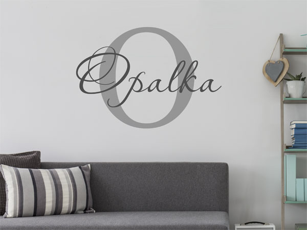 Wandtattoo Opalka Nachname