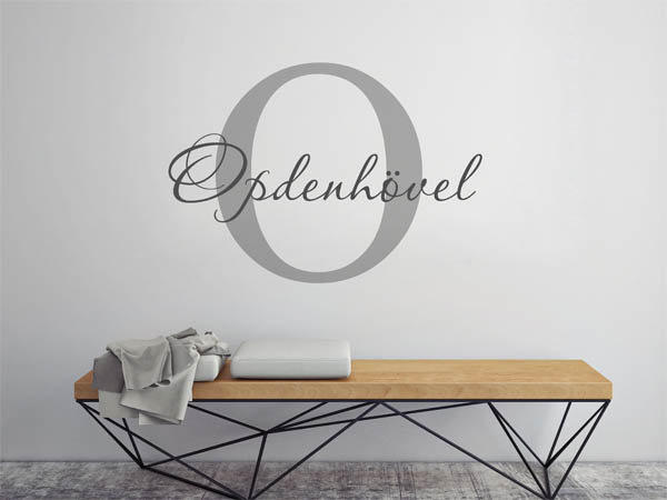 Wandtattoo Opdenhövel Nachname