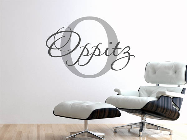 Wandtattoo Oppitz Nachname