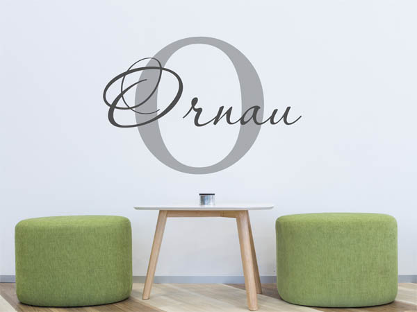 Wandtattoo Ornau Nachname