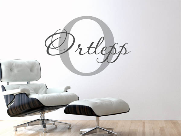 Wandtattoo Ortlepp Nachname