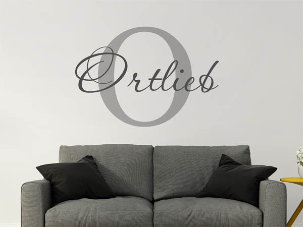 Wandtattoo Ortlieb Nachname
