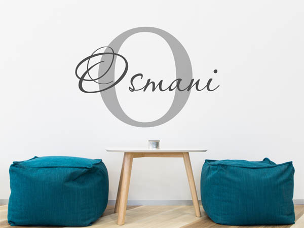 Wandtattoo Osmani Nachname