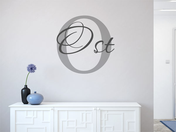 Wandtattoo Ost Nachname