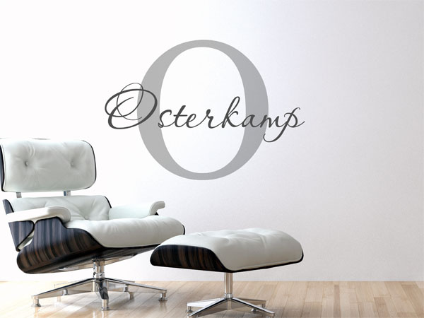 Wandtattoo Osterkamp Nachname