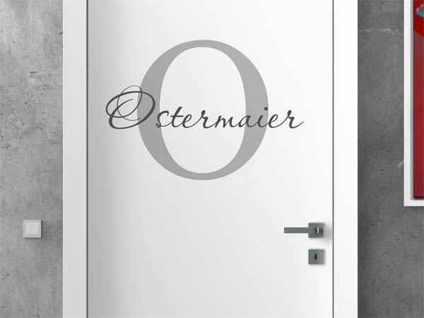 Wandtattoo Ostermaier Nachname