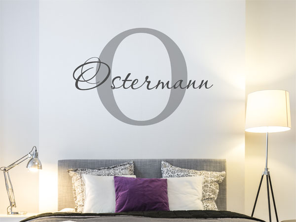 Wandtattoo Ostermann Nachname