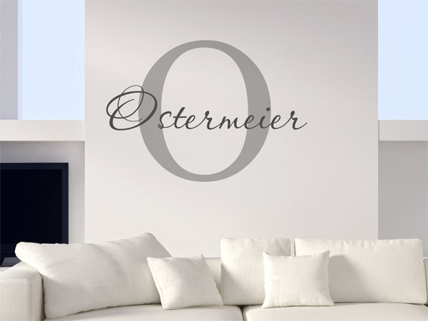 Wandtattoo Ostermeier Nachname