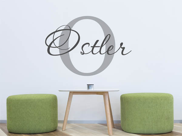 Wandtattoo Ostler Nachname