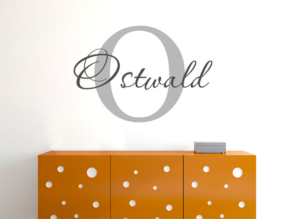 Wandtattoo Ostwald Nachname