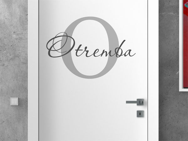 Wandtattoo Otremba Nachname