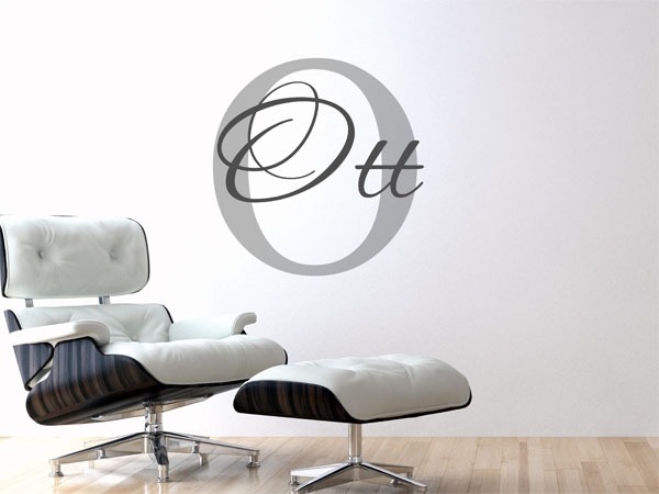 Wandtattoo Ott Nachname