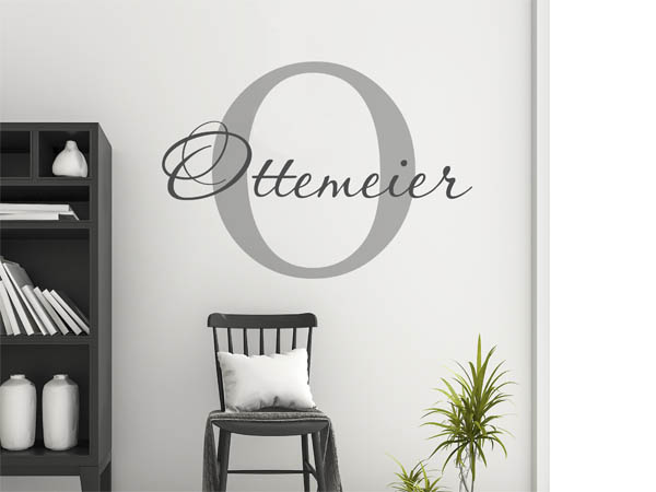 Wandtattoo Ottemeier Nachname