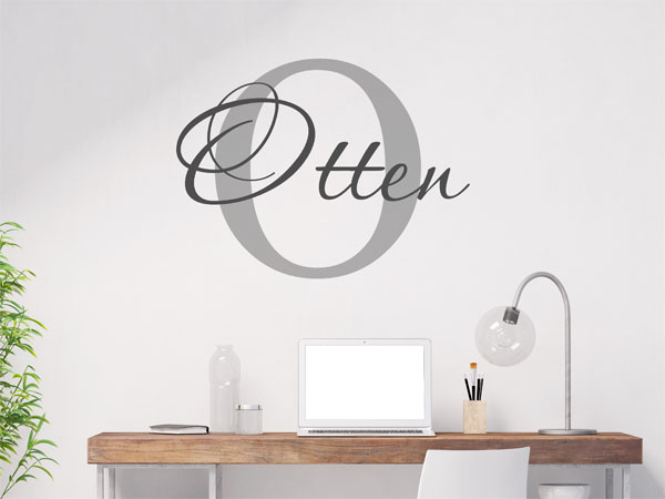 Wandtattoo Otten Nachname