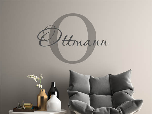 Wandtattoo Ottmann Nachname