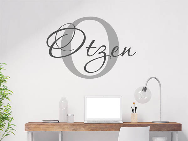 Wandtattoo Otzen Nachname