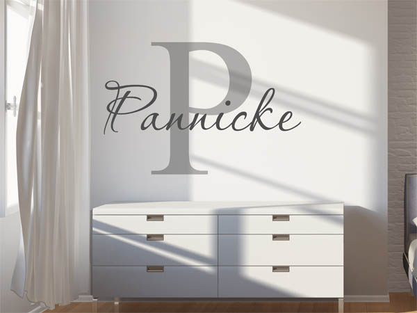 Wandtattoo Pannicke Nachname