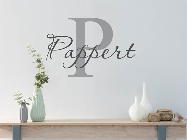 Wandtattoo Pappert Nachname