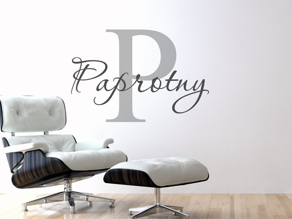 Wandtattoo Paprotny Nachname