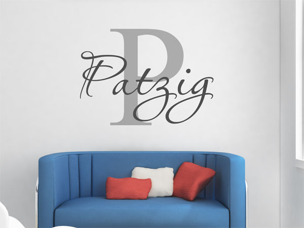 Wandtattoo Patzig Nachname