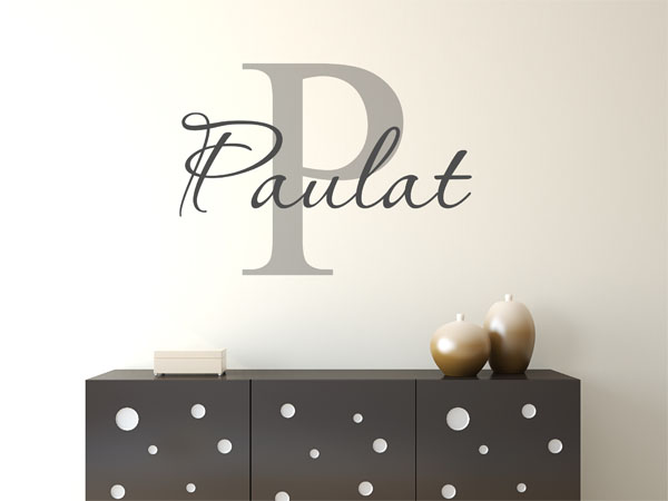 Wandtattoo Paulat Nachname