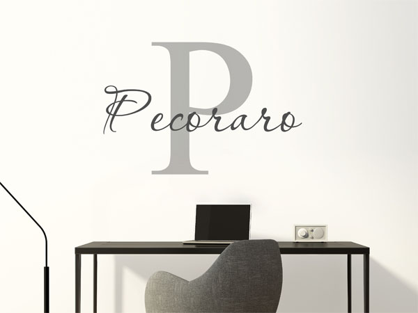 Wandtattoo Pecoraro Nachname