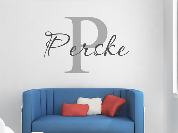 Wandtattoo Perske Nachname