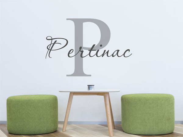 Wandtattoo Pertinac Nachname