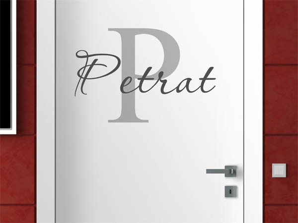 Wandtattoo Petrat Nachname