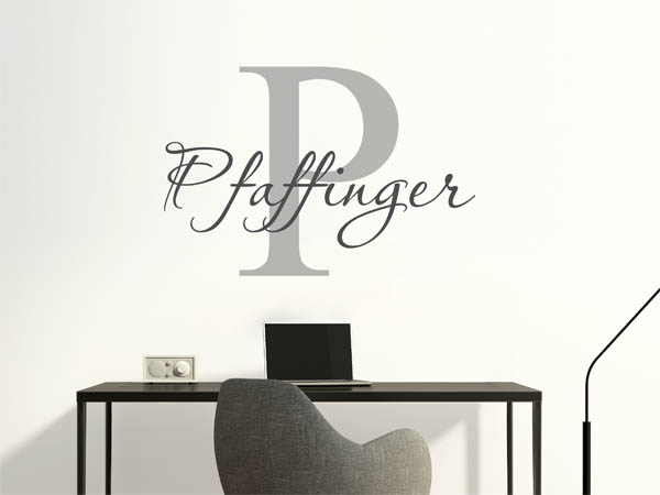 Wandtattoo Pfaffinger Nachname