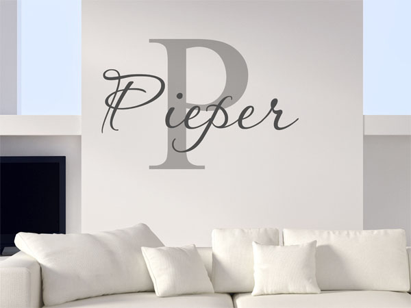 Wandtattoo Pieper Nachname
