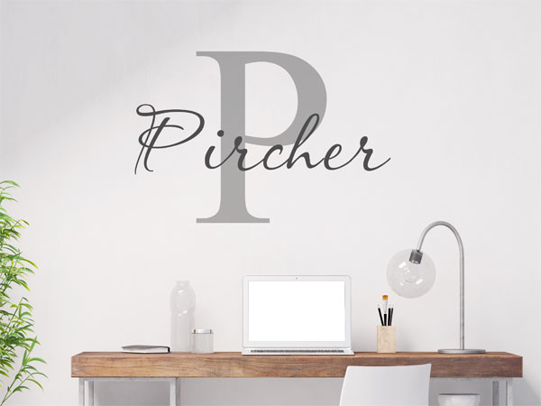 Wandtattoo Pircher Nachname