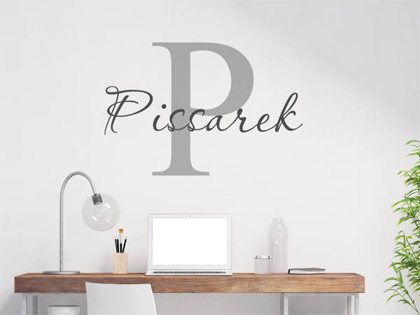 Wandtattoo Pissarek Nachname