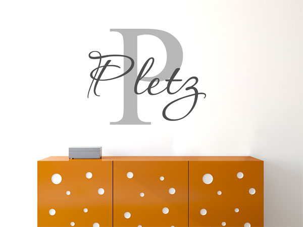 Wandtattoo Pletz Nachname