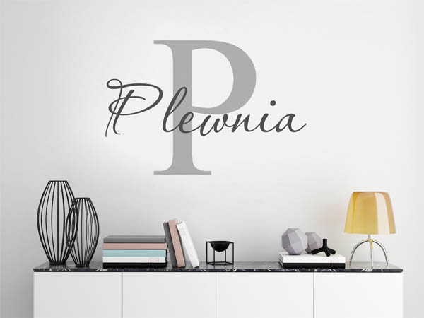 Wandtattoo Plewnia Nachname