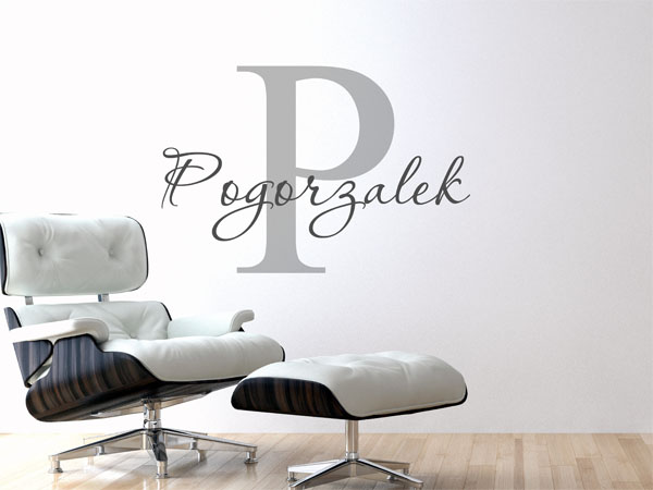 Wandtattoo Pogorzalek Nachname