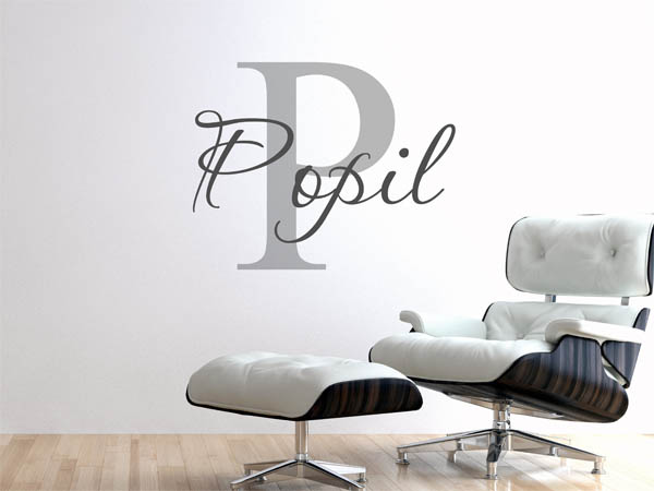 Wandtattoo Popil Nachname
