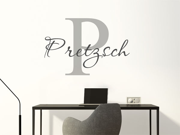 Wandtattoo Pretzsch Nachname